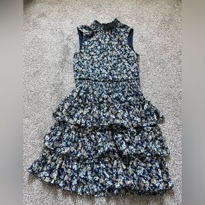 1.STATE Blue Floral Mini Dress!